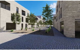 Új lakópark látványterve